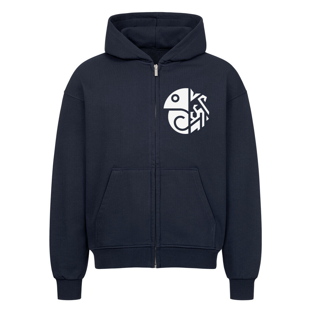 zuurii Oversized Zipper Hoodie