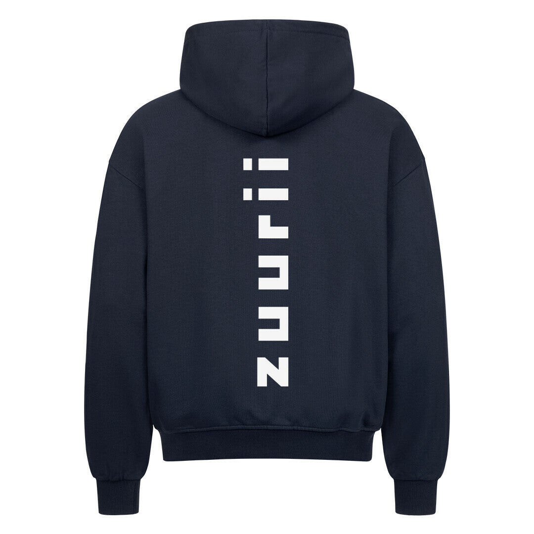 zuurii Oversized Zipper Hoodie