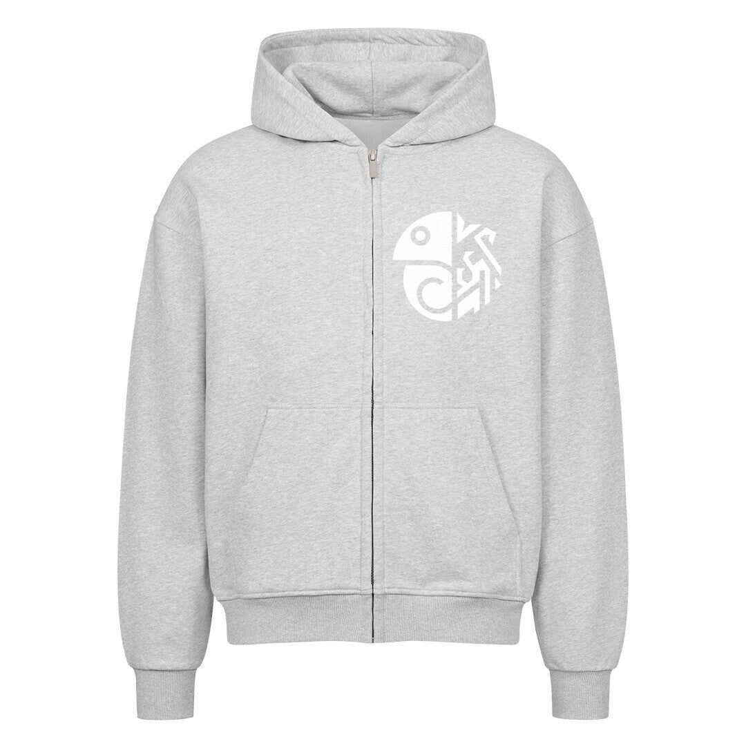 zuurii Oversized Zipper Hoodie