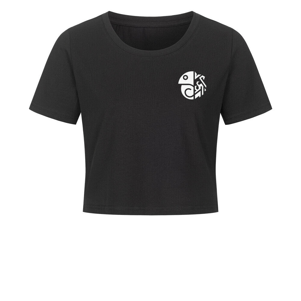 zuurii only animal Logo Cropped Tee